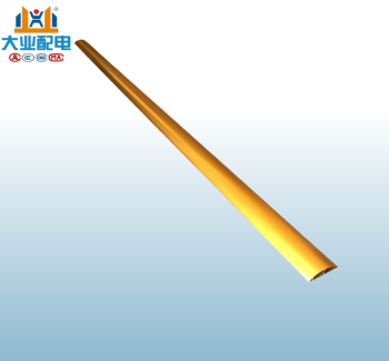 铝合金弧形地面线槽8号普通金2