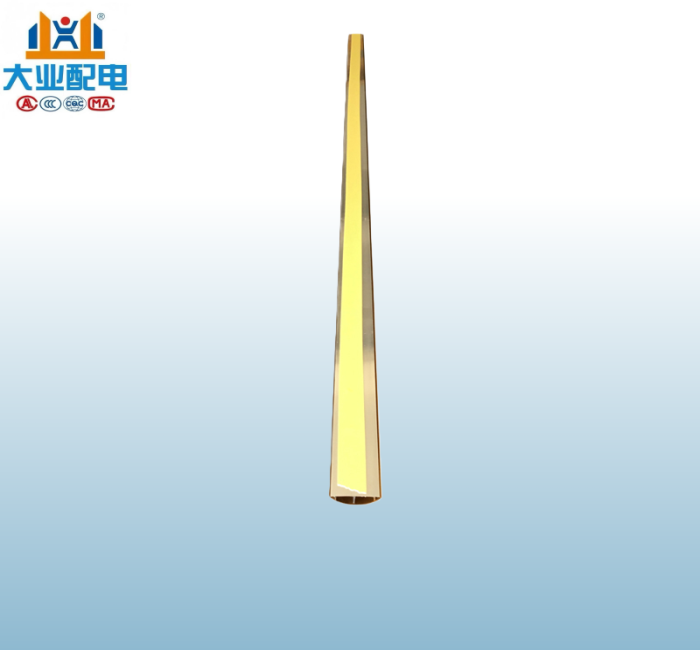 铝合金弧形地面线槽6号普通金2